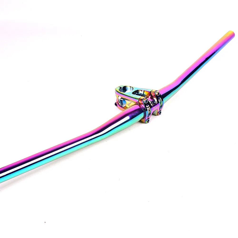 Wake Aluminium Alloy Mountain Bike Handlebar Bicycle Riser Bar MTB Handlebar The Downhill Plating Color