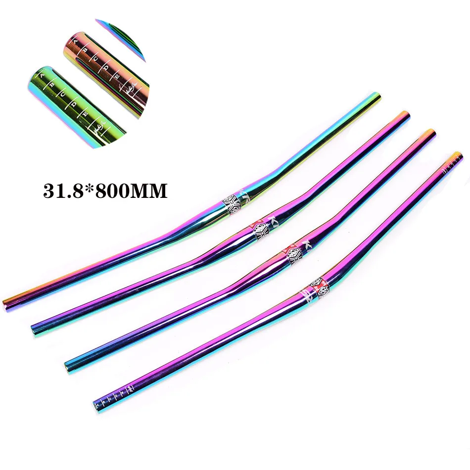 Wake Aluminium Alloy Mountain Bike Handlebar Bicycle Riser Bar MTB Handlebar The Downhill Plating Color