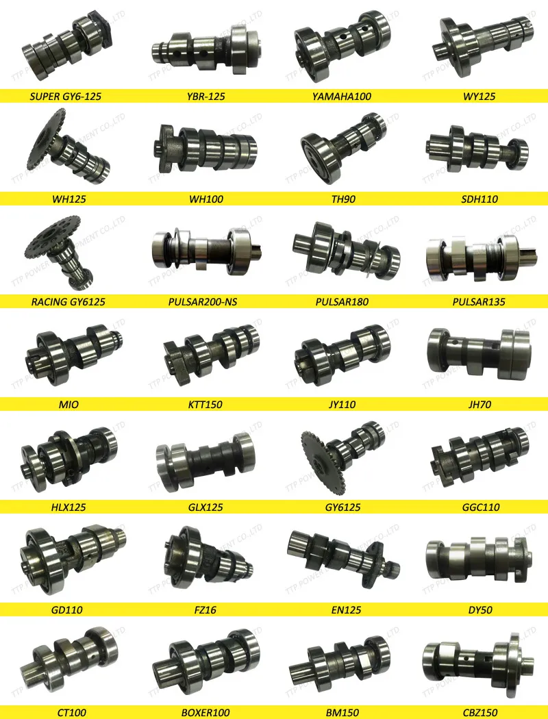 Wh100 Stainless Steel Motorcycle Camshaft Motorcycle Parts