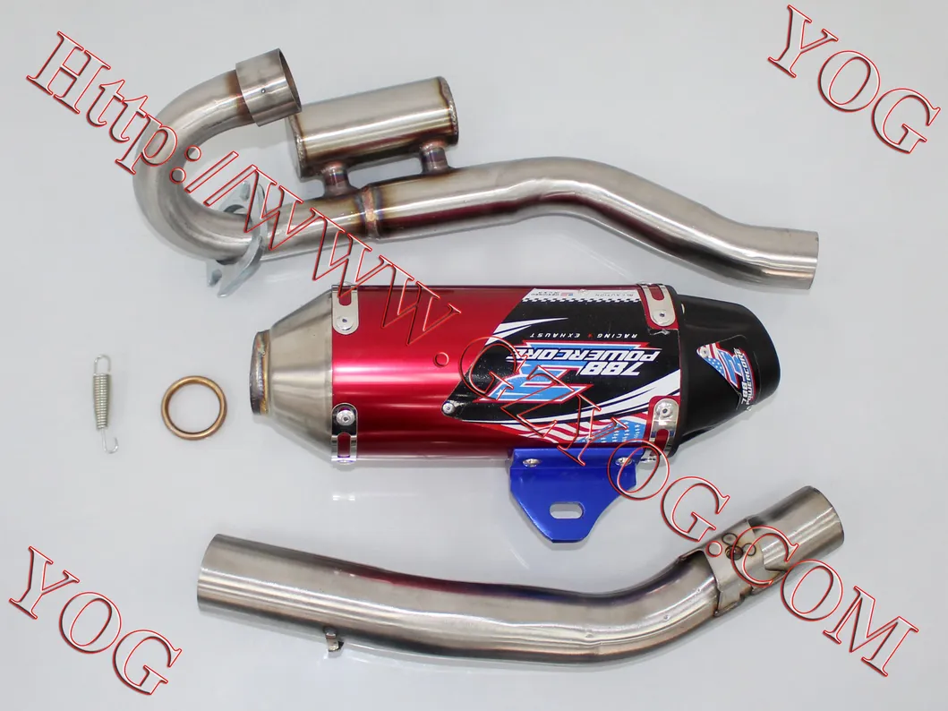 Yog Motorcycle Parts Exhaust Pipe Muffler Escape Mufla Mofle C110