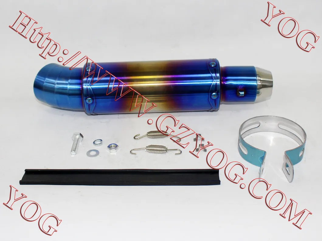 Yog Motorcycle Parts Exhaust Pipe Muffler Escape Mufla Mofle C110